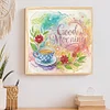 Coffee Dessert-Crystal Rhinestone Diamond Painting