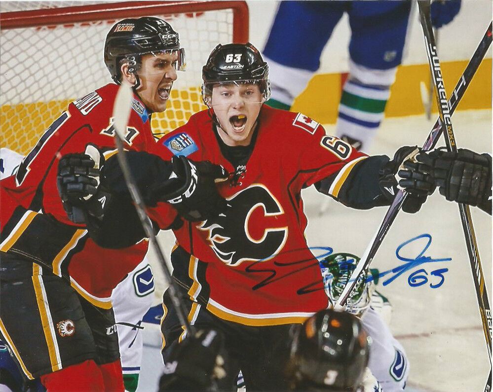 Calgary Flames Sam Bennett Signed Autographed 8x10 Photo Poster painting COA C