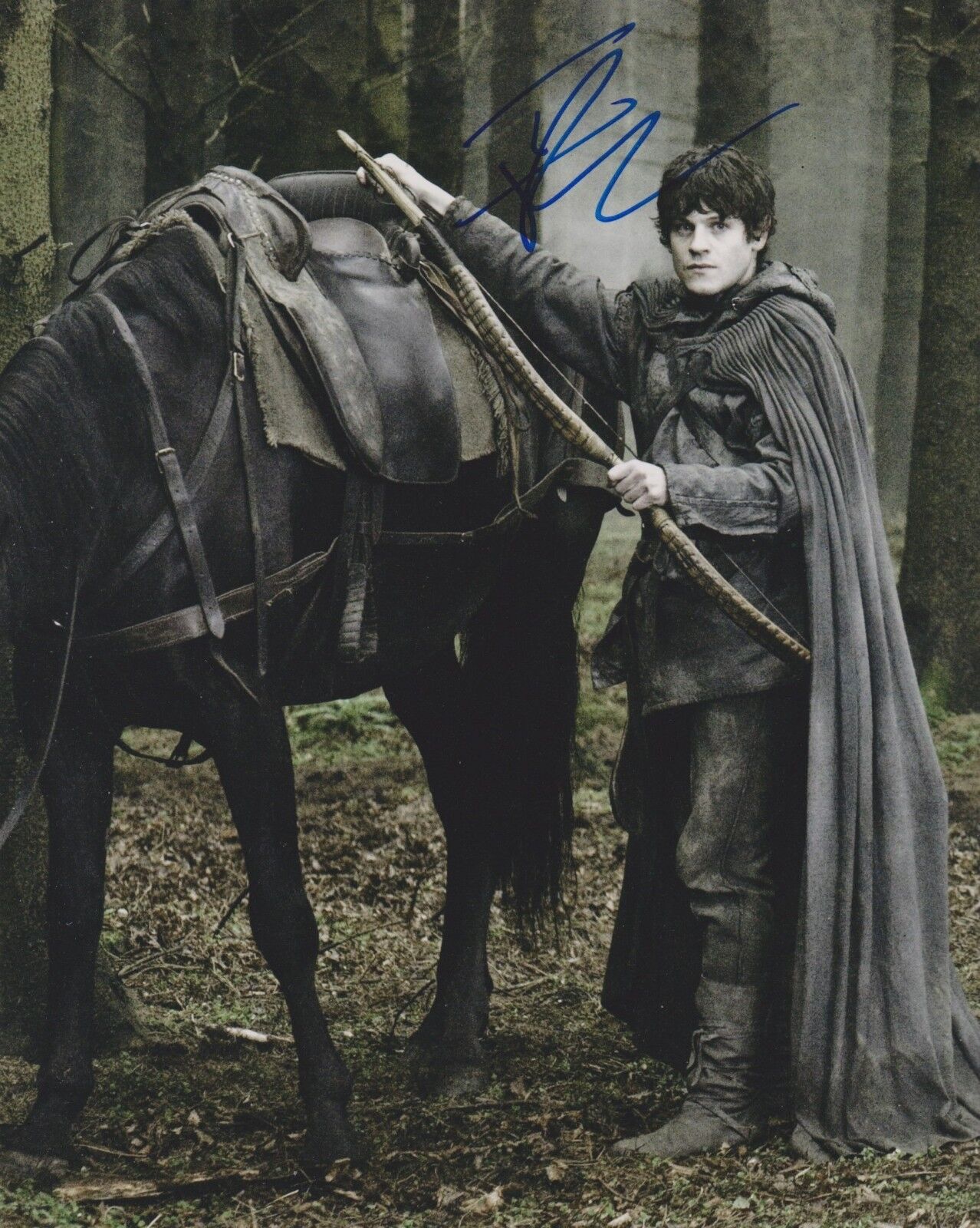 Iwan Rheon Signed Game Of Thrones 10x8 Photo Poster painting AFTAL