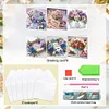 (US Only)6PCS DIY Diamond Art Greeting Cards Birthday Theme Congratulations Cards & Gifts