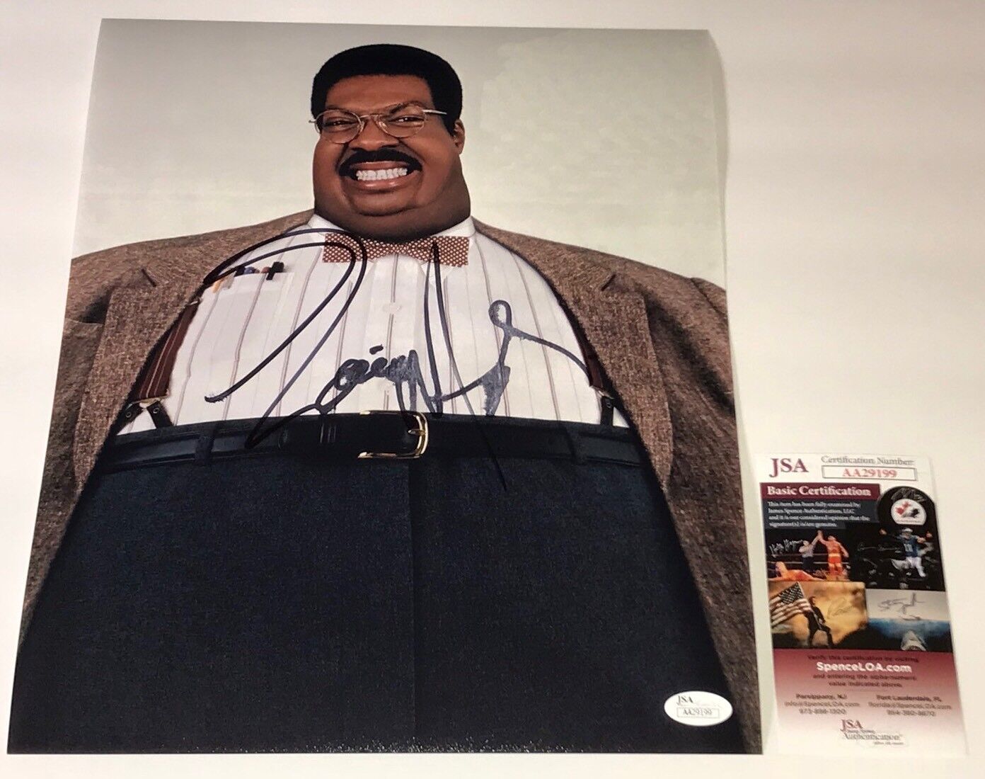 EDDIE MURPHY Signed NUTTY PROFESSOR 11x14 Photo Poster painting Autograph JSA COA