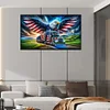 Diamond Painting-DIY Full Round Drill American Eagle(70*40 CM)