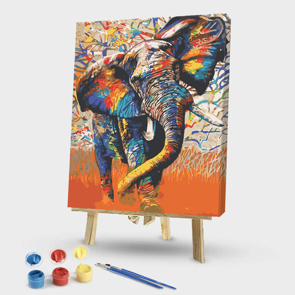 

40*50CM - Paint By Numbers - Elephant, 501 Original