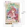 Disney Princess Ariel-Partial Special Shaped Diamond Painting 30*40CM