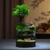 Original Moss Micro Landscape Ecological Bottle Indoor Desktop Plant Green Plant Potted Ecological Tank Fish And Crab