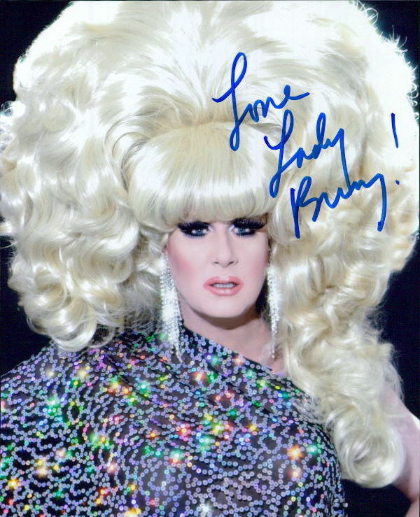 Lady Bunny signed 8x10 Photo Poster painting In-person