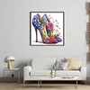(US Local)High Heel-11CT Stamped Cross Stitch Kit(40x40cm)