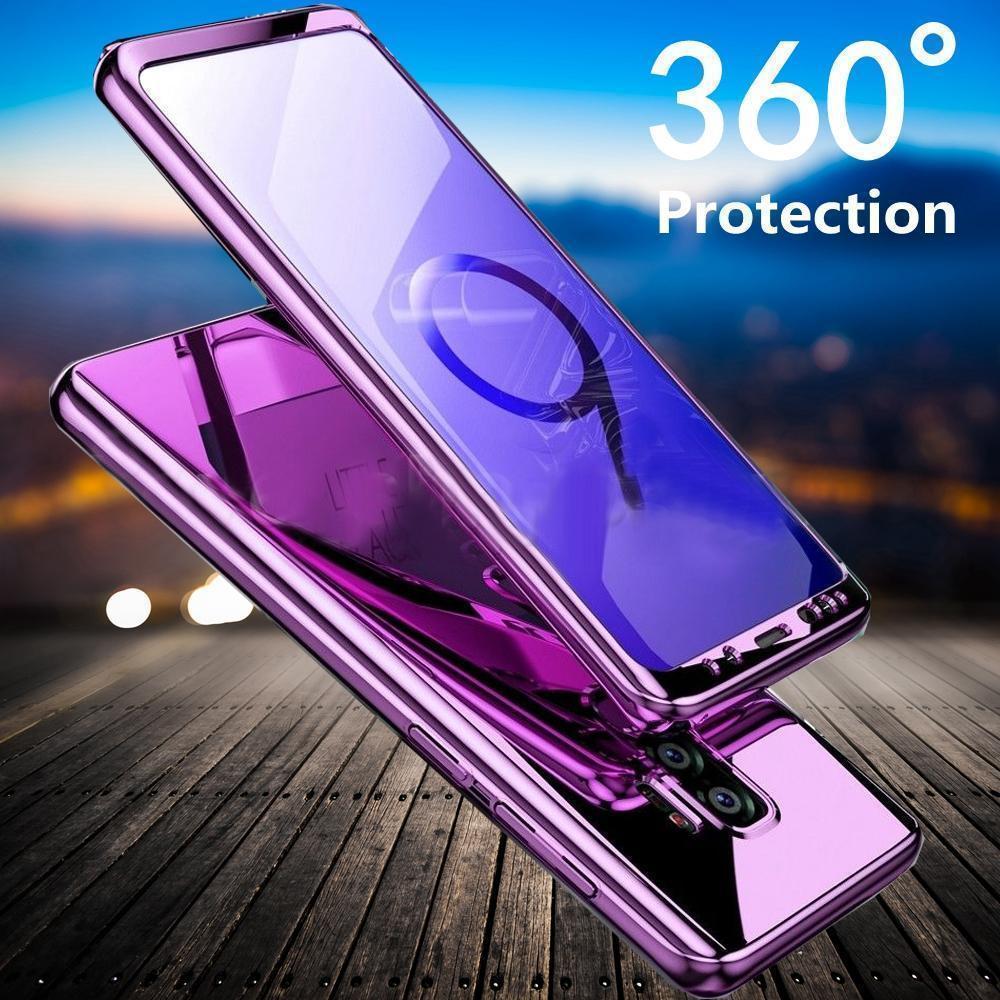 Luxury 360° Plating Mirror Phone Case For Samsung Galaxy S9 S9 Plus Note 9
