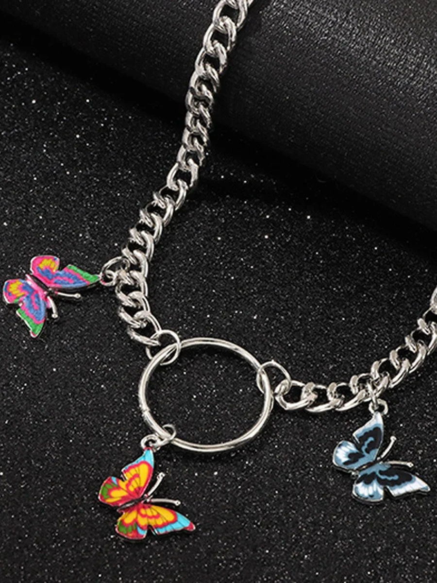 Colorful Butterflies Necklaces