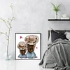 (Stamped/Counted) Mother And Daughter-14CT Cross Stitch 42*47cm/16.54*18.5in(Brand)