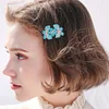3pcs DIY Full Drill Diamond Painting Hairpin Butterfly Flower Girl Headwear Kit