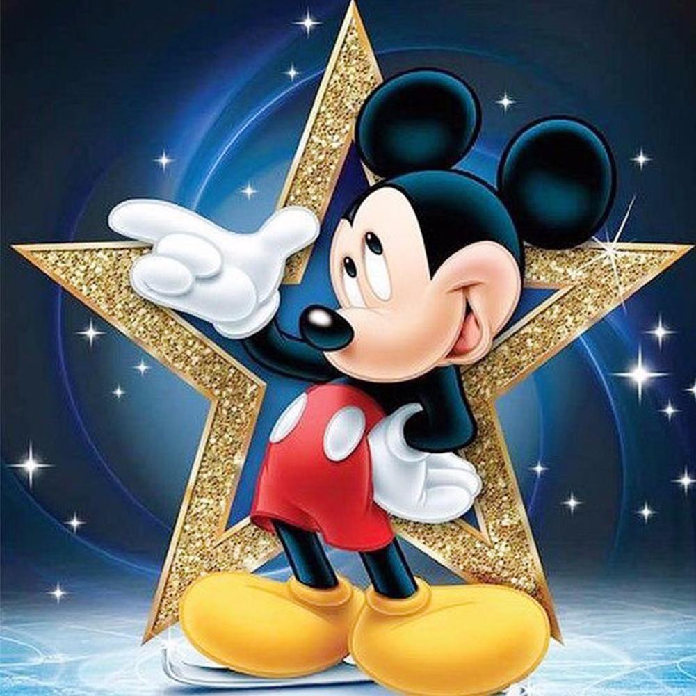 

30*30CM-Round Drill Diamond Painting-Cartoon Mouse, 501 Original