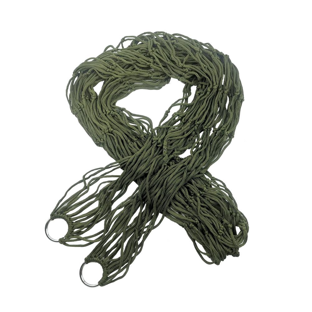 

Portable Nylon Hanging Bed Mesh Swing Sleeping Camping Hammock, Army green, 501 Original