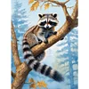 (Multi-Style) Raccoon Dog Owl-11CT Stamped Cross Stitch 40*55/40*60cm(Big Size)