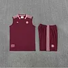 2025/2026 Bayern Munich Pre-Match Training Red Vest+Shorts Football1:1 Thai Quality