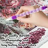 Resin Diamond Painting Point Drill Pen Dual-Ended Diamonds (Purple)
