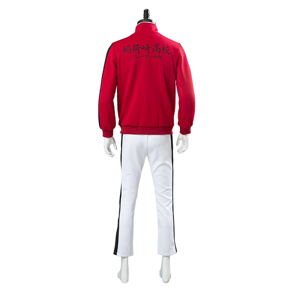 Inarizaki High School Uniform Volleyball Sportswear Team Jacket Pants Set Cosplay Costume
