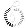 Nut and Bolt Thread Checker Universal 26 Male/Female Thread Gauges Lightweight High Speed Steel for Men Home Accurate Measurements