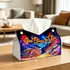 Diamond Painting PU  God Bless America Tissue Box Tissue Holder