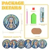 6PCS Diamond Painting Virgin Stain Glass Coasters Kits