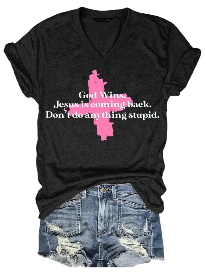Faith Ladies Print T-Shirt