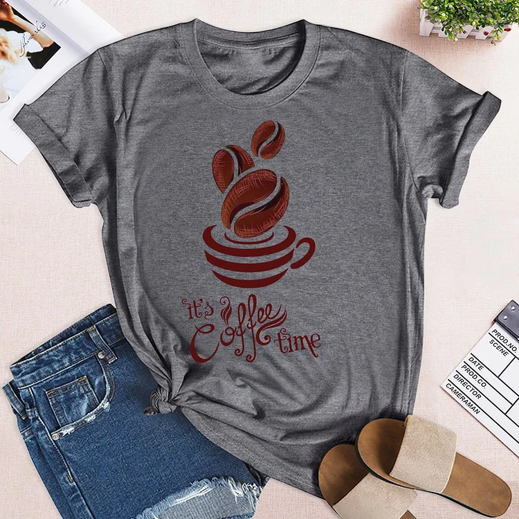 It's Coffee Time T-Shirt Tee-04814-Annaletters