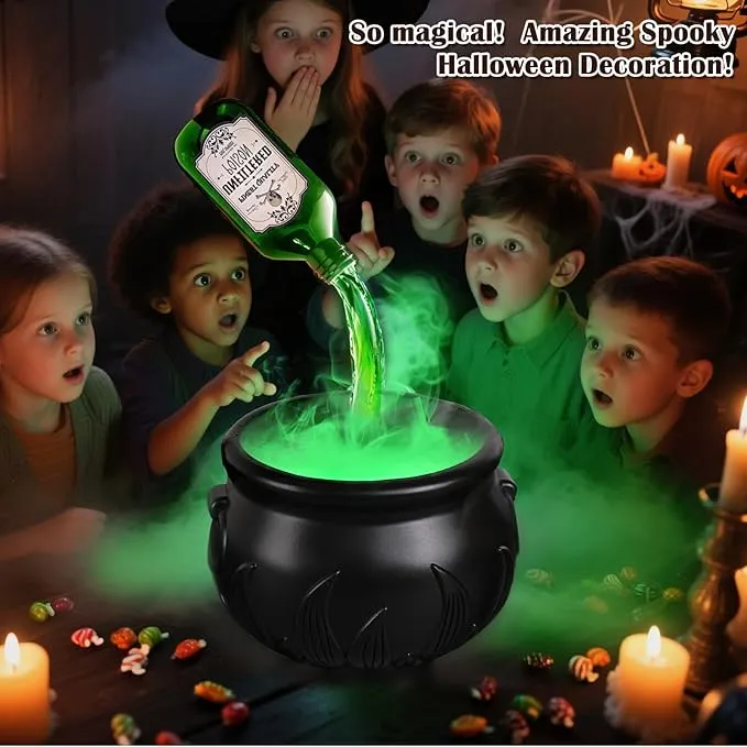 Halloween cauldron gift and seasonal decoration