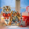 Diamond Painting Acrylic Christmas Tiger Desktop Kits for Home Decor