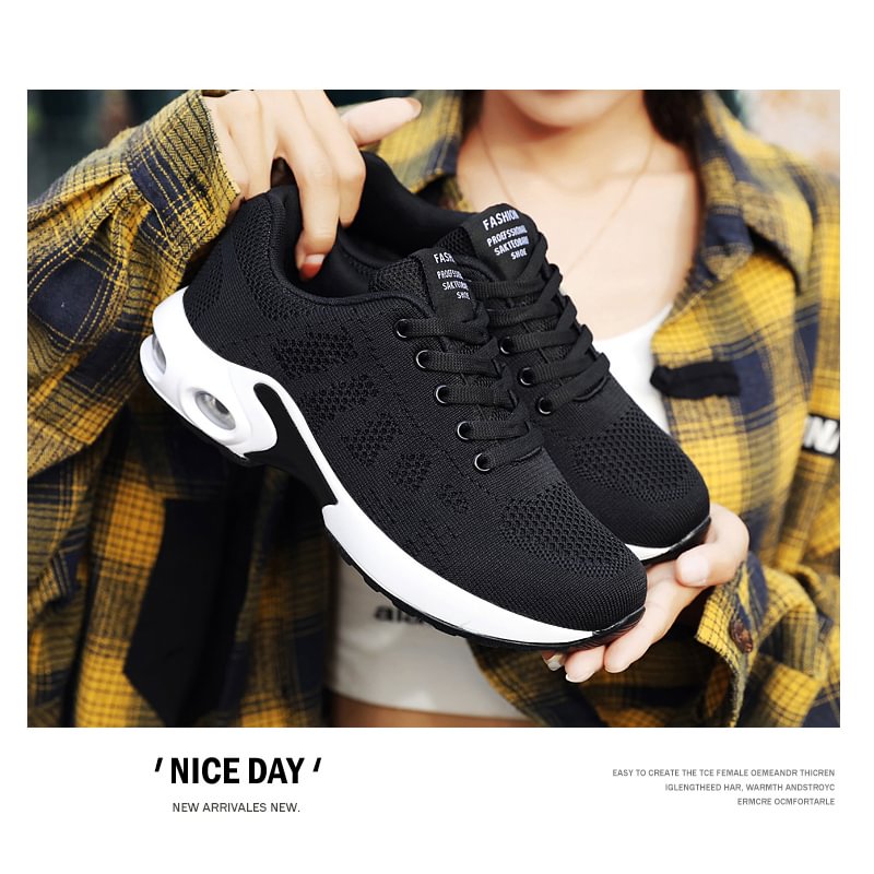 breathable air cushion trainers