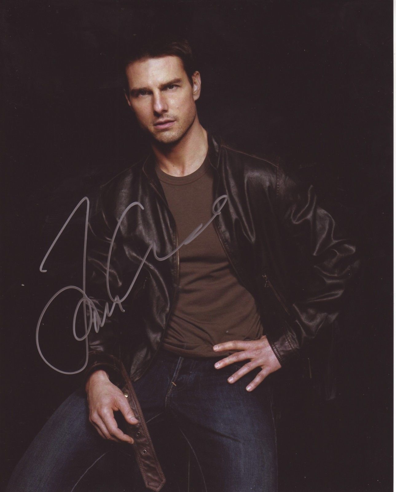 TOM CRUISE - TOP GUN AUTOGRAPH SIGNED PP Photo Poster painting POSTER