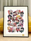 Chibi Ver. Demon Slayers Decorative Painting - Demon Slayer: Kimetsu No Yaiba - Xingkong Studio