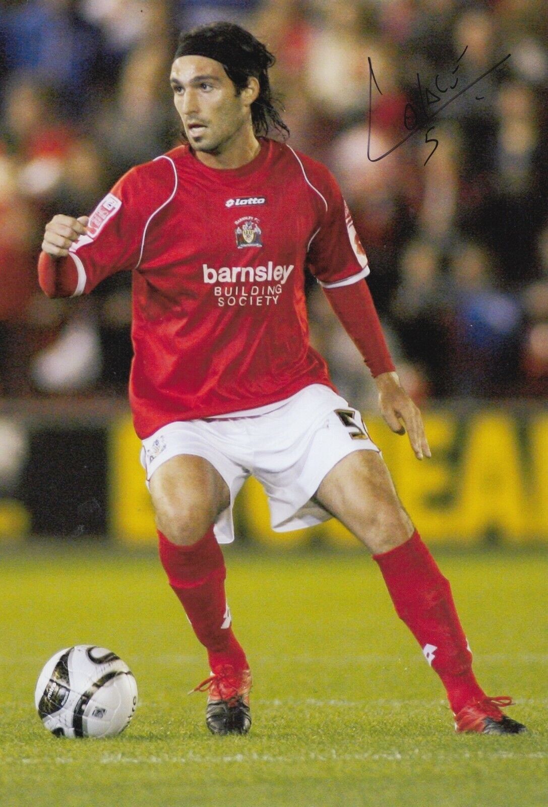 Hugo Colace Hand Signed 12x8 Photo Poster painting - Barnsley Autograph.