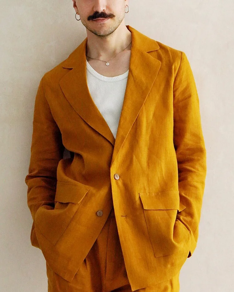 Men's Linen Flax Blaze