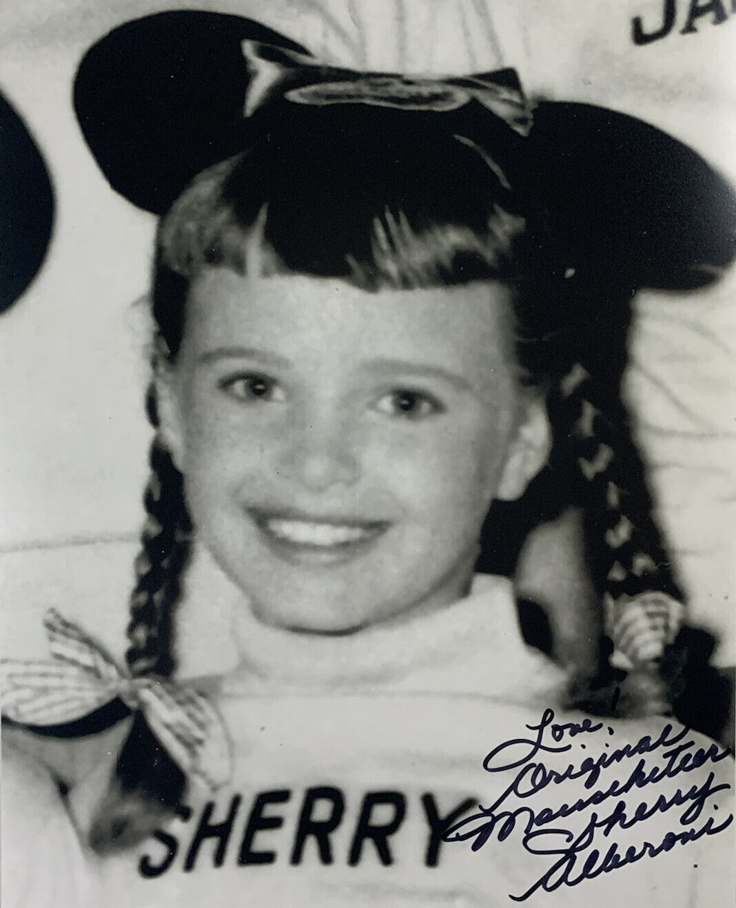 SHERRY ALBERONI HAND SIGNED 8x10 Photo Poster painting MICKEY MOUSEKETEERS AUTOGRAPH RARE COA