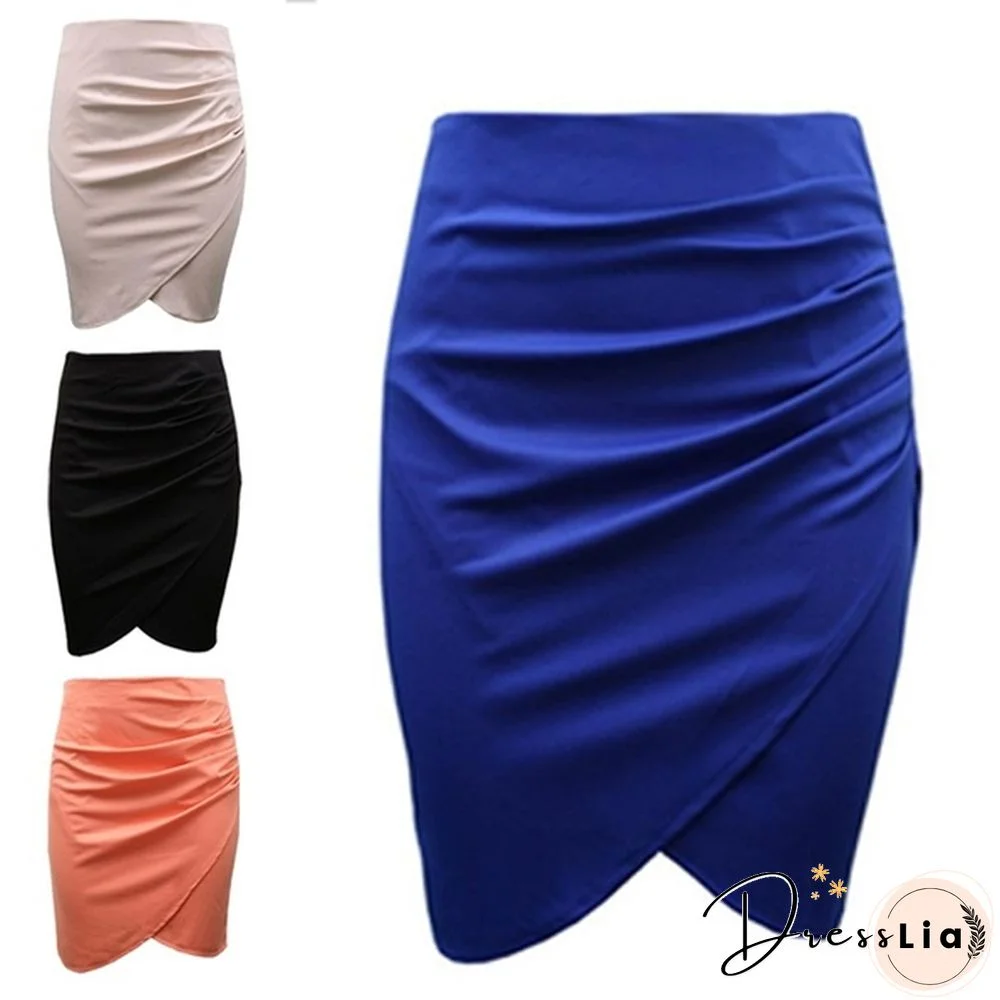 Women's Business Suit Pencil Skirt Summer Ol Skirts For Women Knee Length Step Skirt
