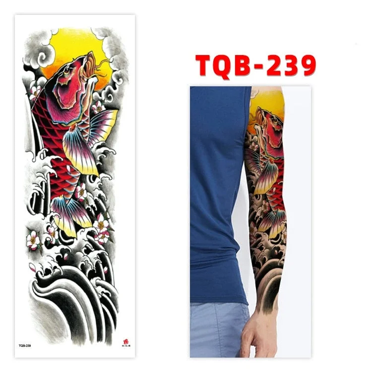 Temporary Tatoo Tattoo for Woman Tattoo Stickers Arm Tattoo Big Sleeve Men and Women Personality Tiger Leopard stickers