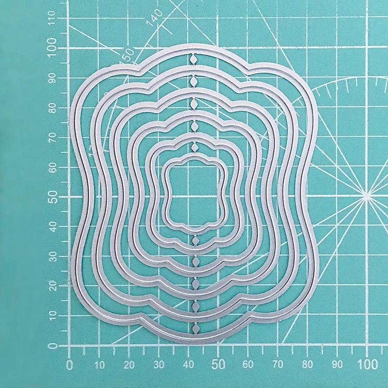 Frame Basic Model Shape Craft Metal Cutting Frame Templates Scrapbooking Embossing Paper Cards Photo Album Craft Stencils Dies