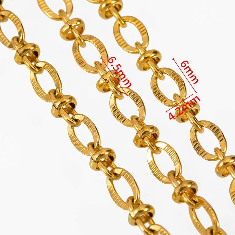 1 M Per Pack 304 Stainless Steel Diameter 4.2mm Jewelry Accessories Chain