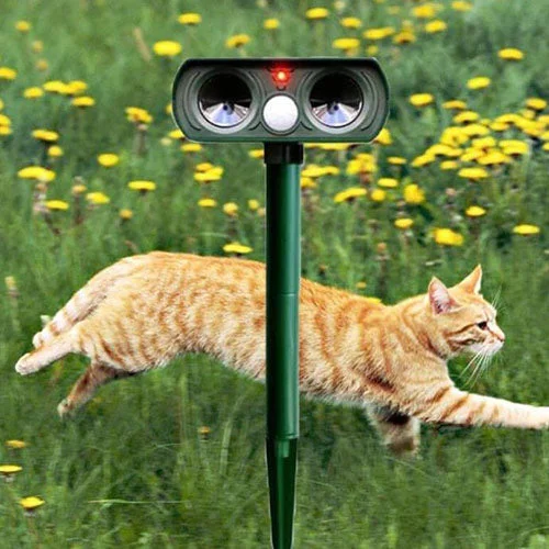 Solar Power Ultrasonic Animal Pest Repeller Infrared Sensor Waterproof Animal Deterrent - vzzhome