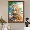 Diamond Painting -DIY Round Drill Giant Clam Floral