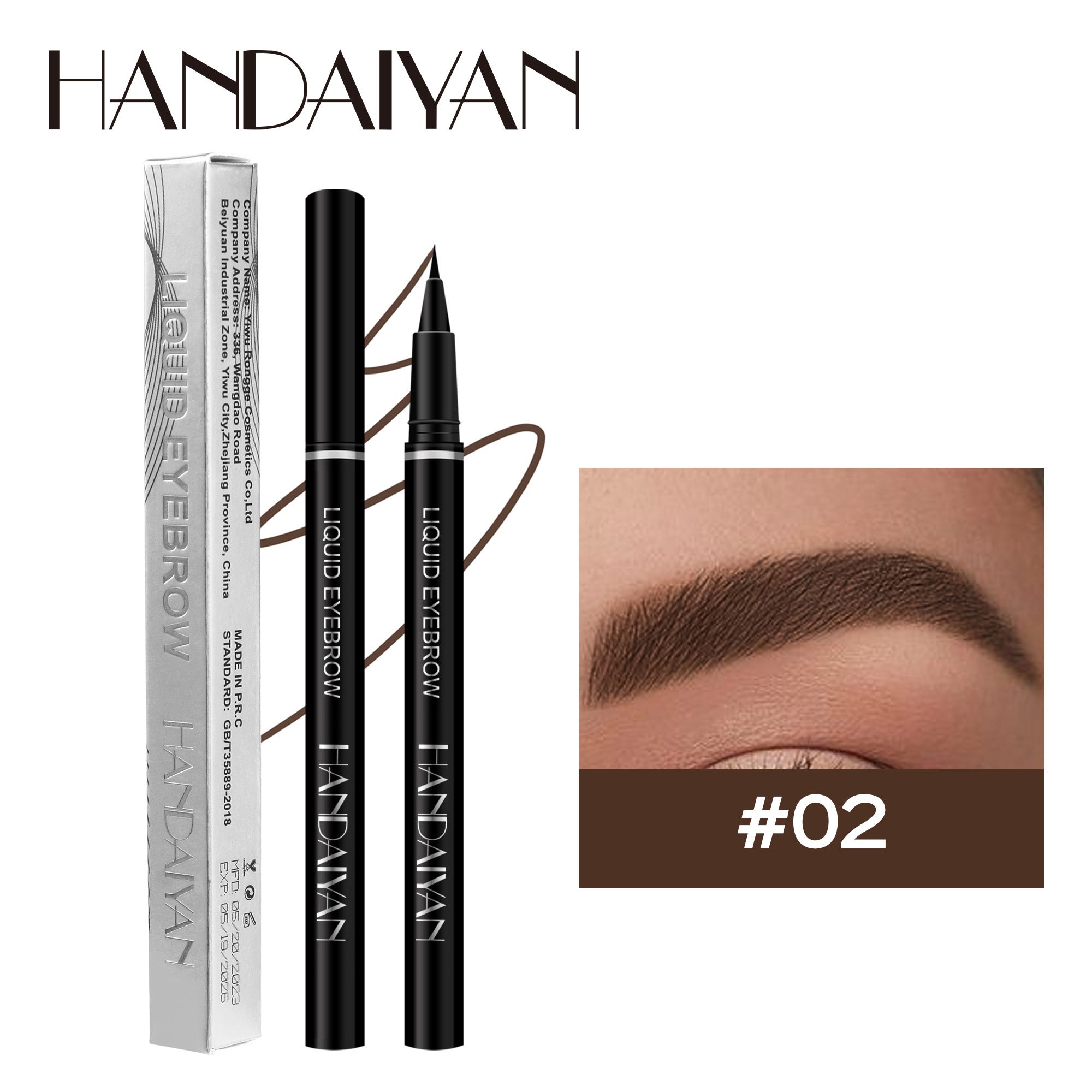 Super Thin Nib Liquid Eyebrow Pen