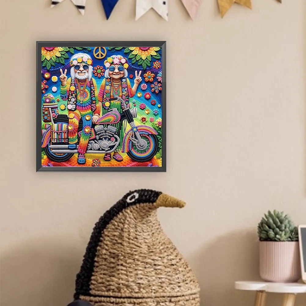 Diamond Painting - Partial Special Shaped Drill - Grandma(Canvas|30*30cm)