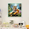 (Counted/Stamped)Tiger-11CT Cross Stitch 40*40cm/15.75*15.75in