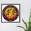 (50*50cm)Stained Glass Halloween - Full Round Drill Diamond Painting