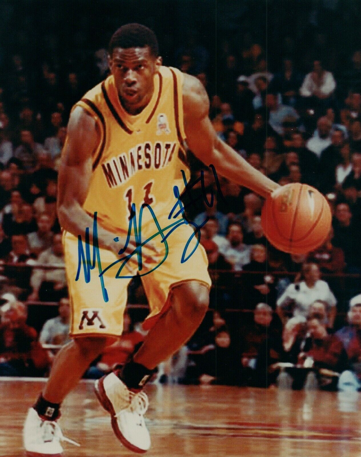 Maurice Hargrow NCAA College Minnesota Hand Signed Autograph 8x10 Photo Poster painting