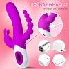 🎁Lan&ccedil;amento de novo produto，[Masturbador El&eacute;trico Vibrat&oacute;rio 3 em 1], Violet Sonata - Vibrador Triplo com Bolas Anais