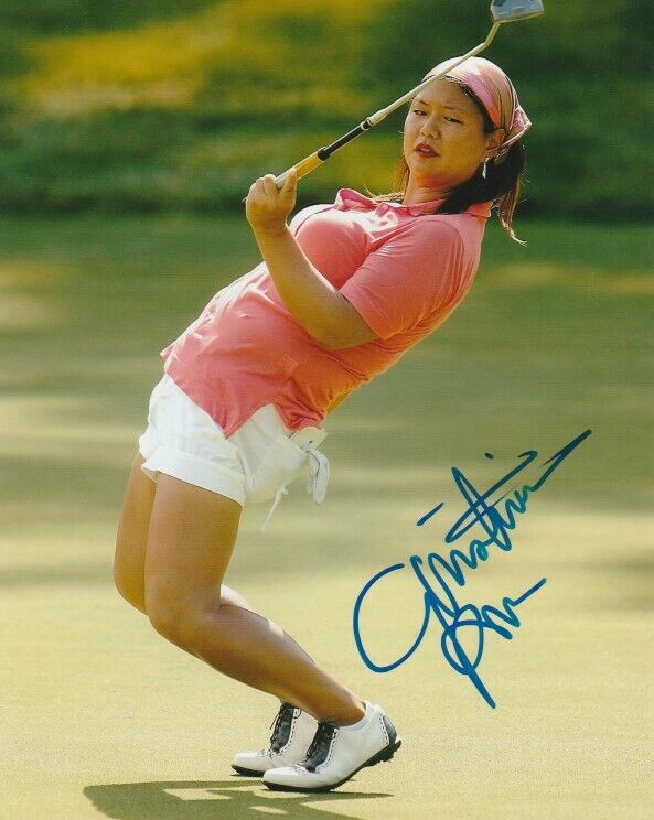 CHRISTINA KIM SIGNED LPGA GOLF 8x10 Photo Poster painting #2 Autograph PROOF