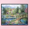 Villa-11CT Stamped Cross Stitch 50*40cm