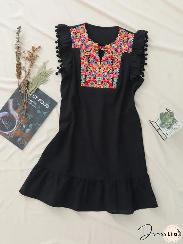 Floral Print Mini Dress for Women