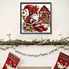 (40*40cm)Christmas Gnome - Full Round Drill Diamond Painting